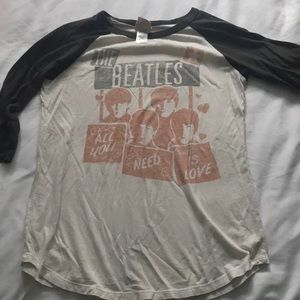 Beatles baseball tee